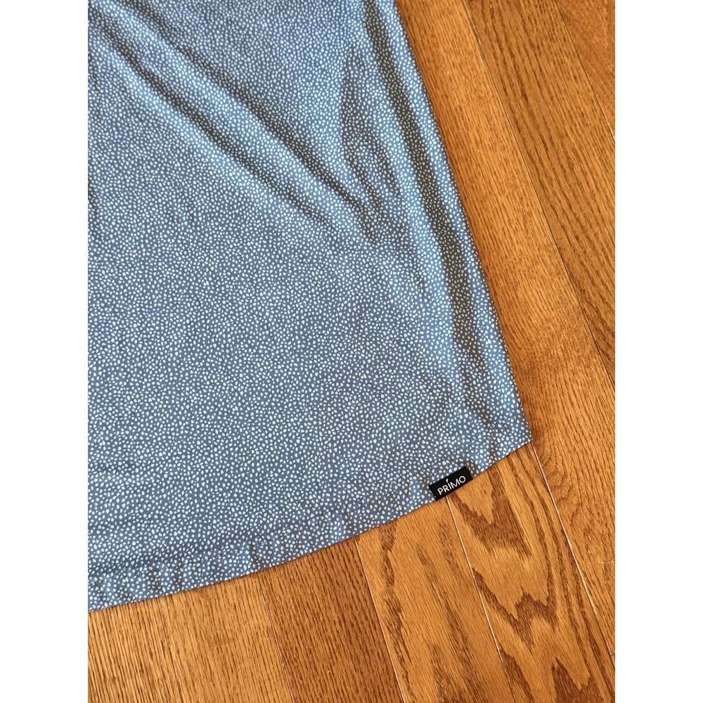 Primo Golf Polo Shirt Mens 2XL Navy Blue Geometric AOP Short Sleeve Active - Picture 5 of 8